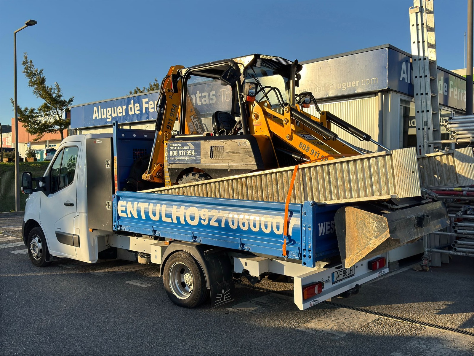 Recolha e transporte de entulho em Lisboa